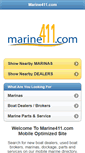 Mobile Screenshot of marine411.com
