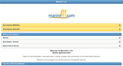 Desktop Screenshot of m.marine411.com
