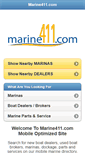 Mobile Screenshot of m.marine411.com