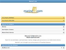 Tablet Screenshot of m.marine411.com